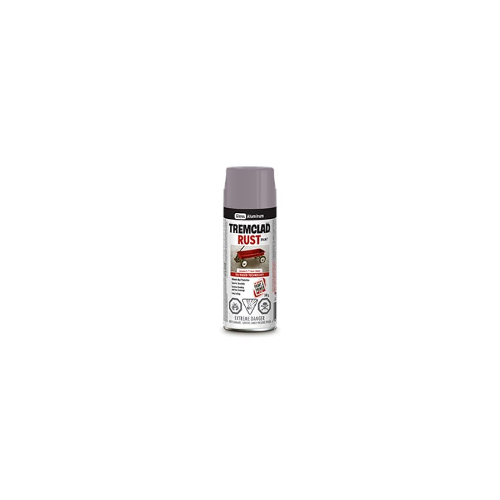 TREMCLAD® Oil Based Rust Paint - Gloss Aluminum - TESCO Building Supplies 