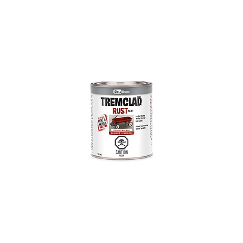 TREMCLAD® Oil Based Rust Paint - Gloss Brown - TESCO Building Supplies 