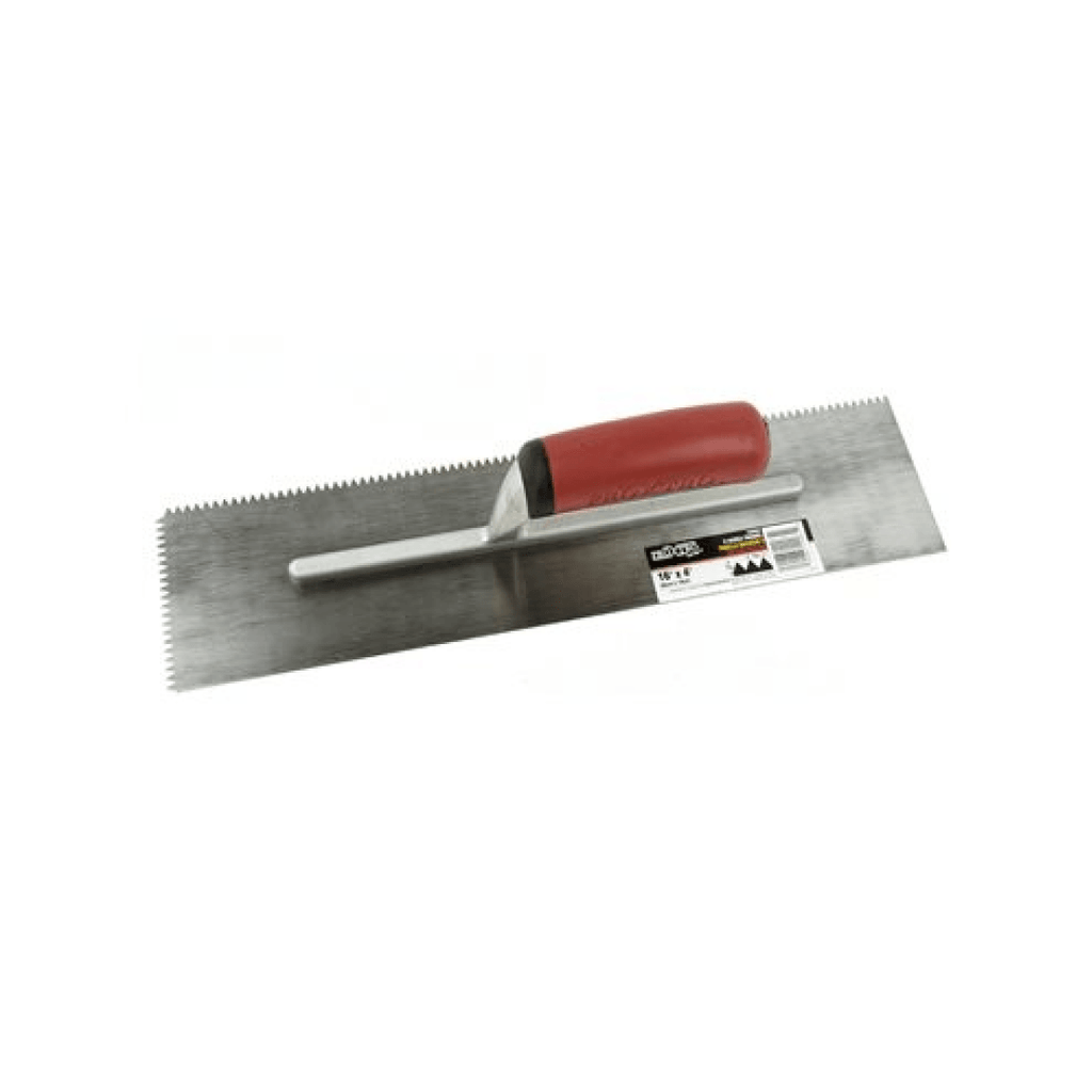 Trowel Notched 16in x 4in (3/16in V Notch) - TESCO Building Supplies 