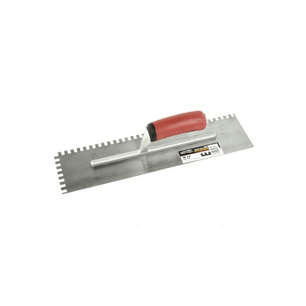 Trowel Notched 16in x 4in (¼in x 3/8in SQ Notch) - TESCO Building Supplies 