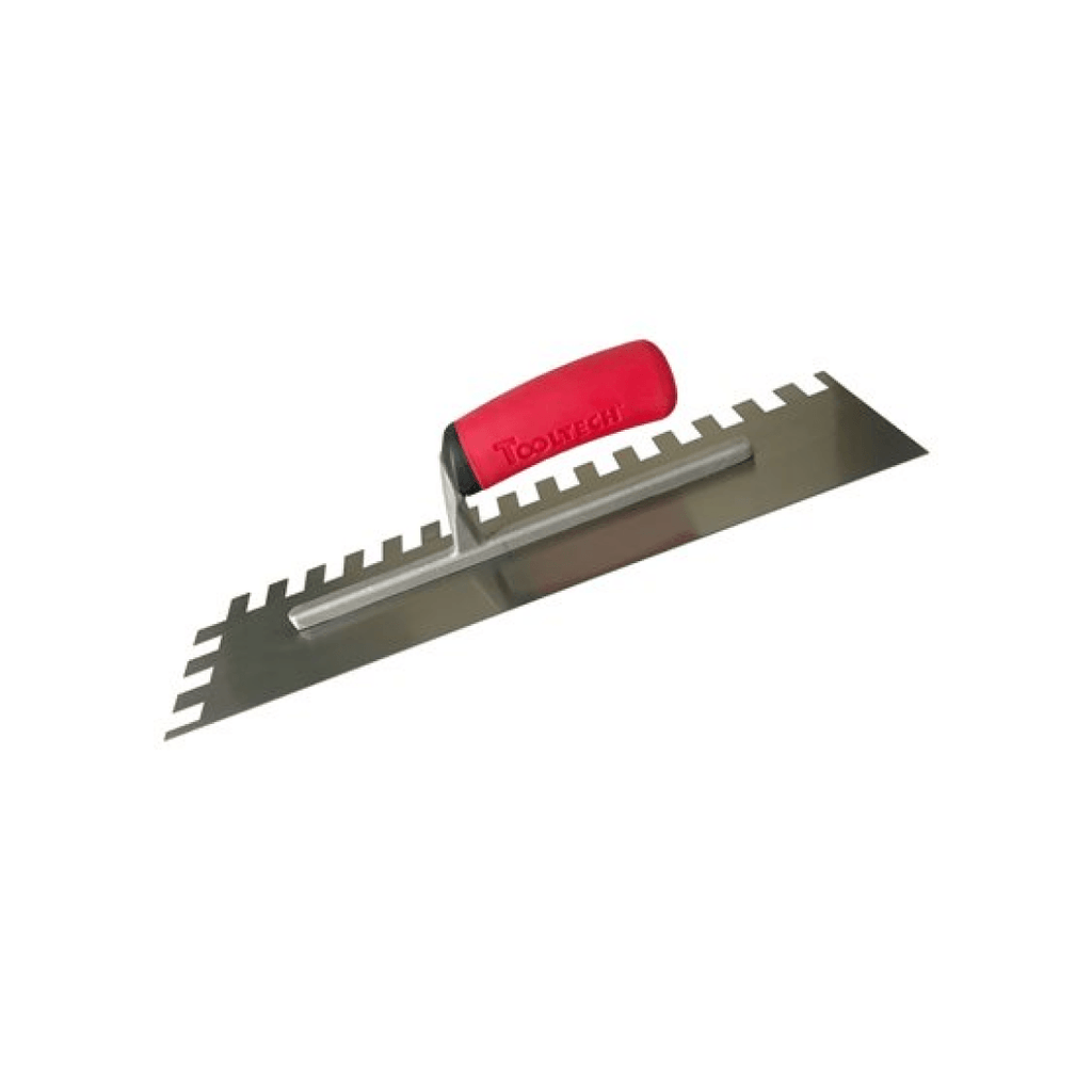 Trowel Notched 16in x 4in (½” x 3/4” Square Notch) - TESCO Building Supplies 